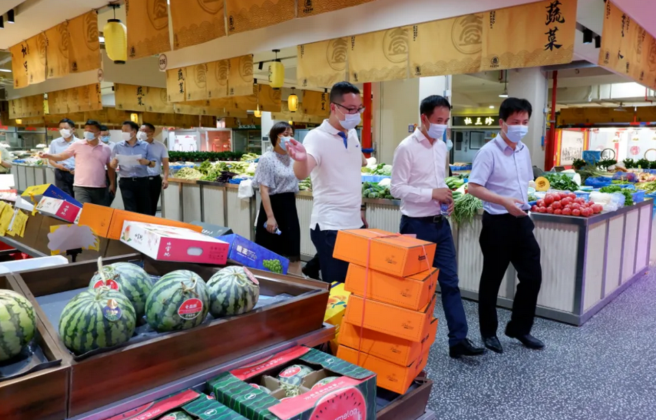 蘇州市商務(wù)局領(lǐng)導(dǎo)，蒞臨壹號(hào)菜市場(chǎng)考察！