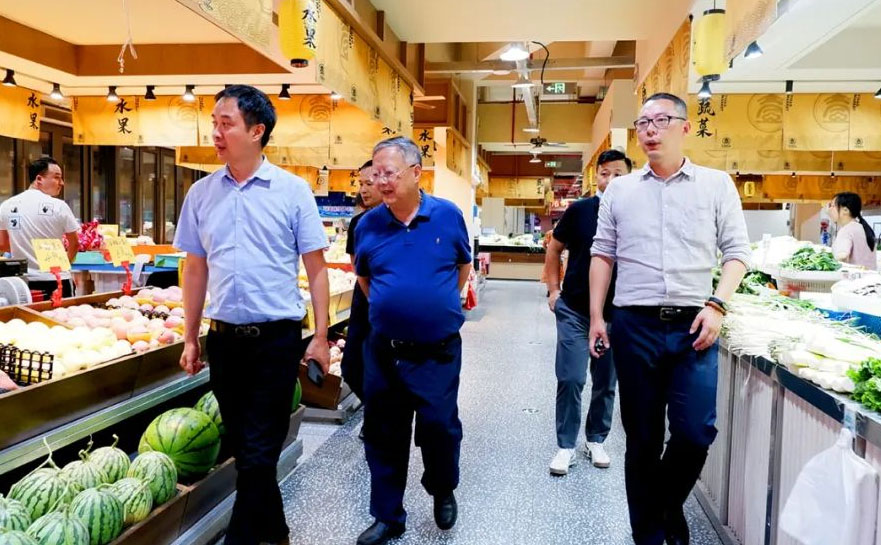 壹號(hào)菜市場(chǎng)迎來(lái)全國(guó)政協(xié)委員、中投協(xié)生態(tài)委會(huì)長(zhǎng)林嘉騋參觀考察