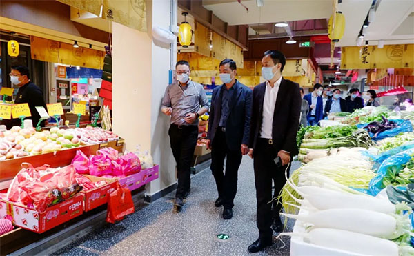 淮安市市場(chǎng)監(jiān)督管理局聯(lián)合考察團(tuán)，蒞臨蘇州壹號(hào)菜市場(chǎng)調(diào)研！
